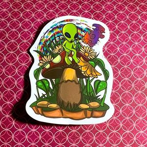 JOURNEY Alien ET EBE Traveler Star Person Space People Single Decor Sticker